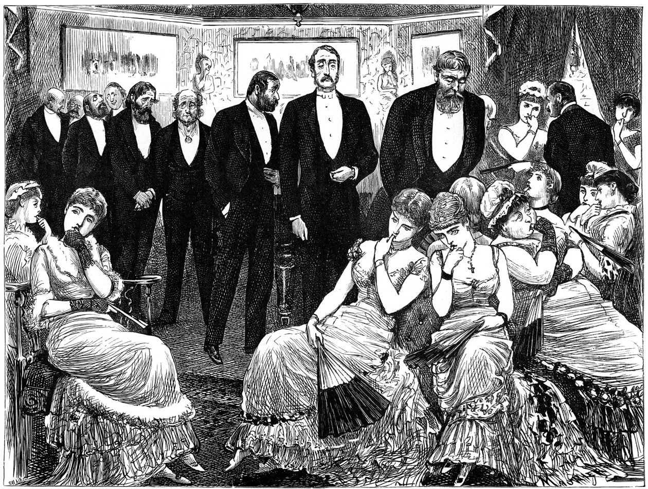 A Beautymania katasztrofális eredménye, 1879-1891 alkotó: George du Maurier