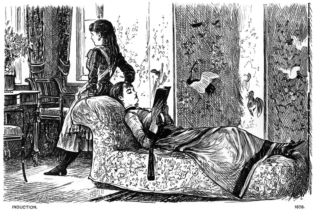 Beiktatás, 1878-1891. alkotó: George du Maurier