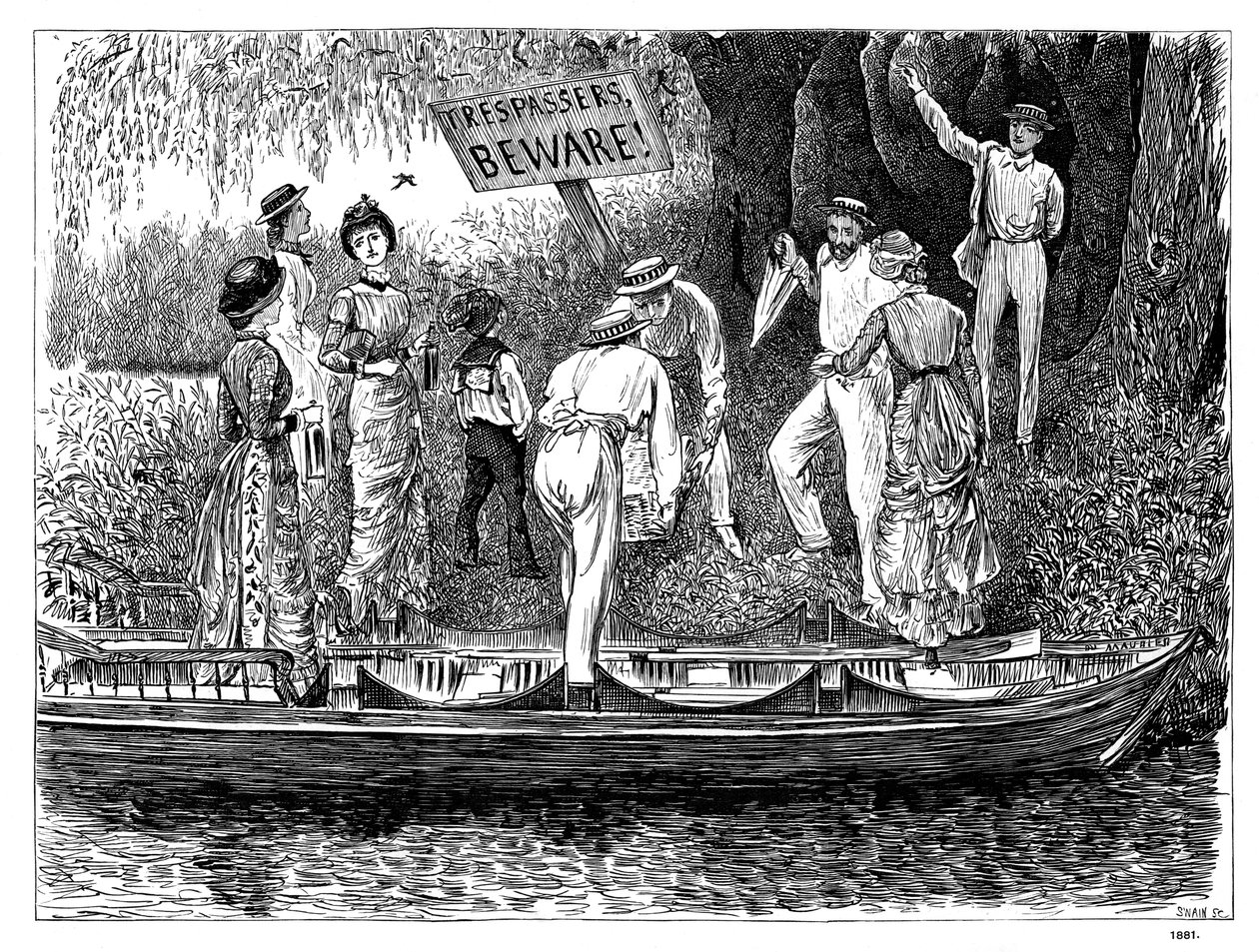 A törvény rettegései, 1881 1891. alkotó: George du Maurier