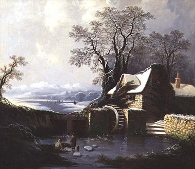 Téli táj alkotó: George of Chichester Smith
