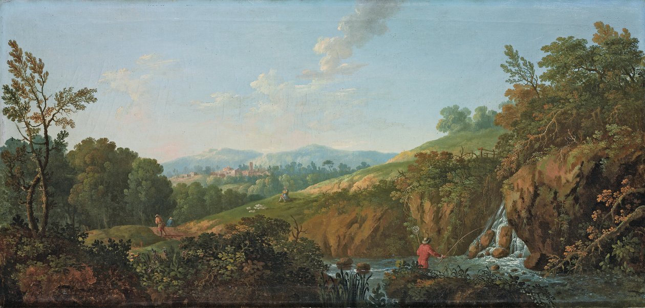 Erdős folyó táj alkotó: George the Elder Barret