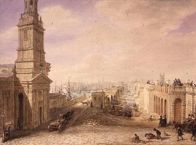 Régi és új londoni híd alkotó: George the Elder Scharf