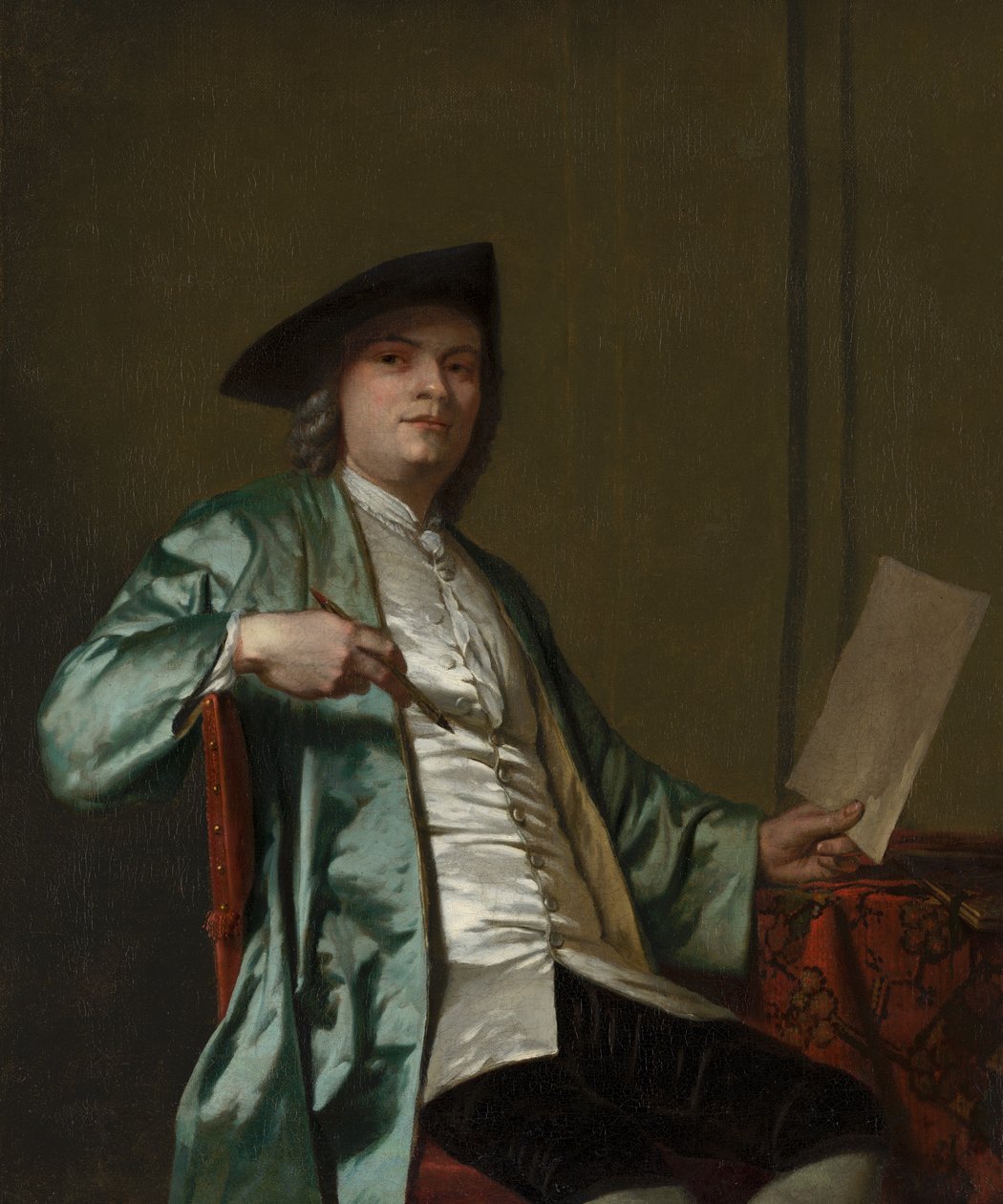 Cornelis Ploos van Amstel portréja, 1758 körül alkotó: George van der Mijn