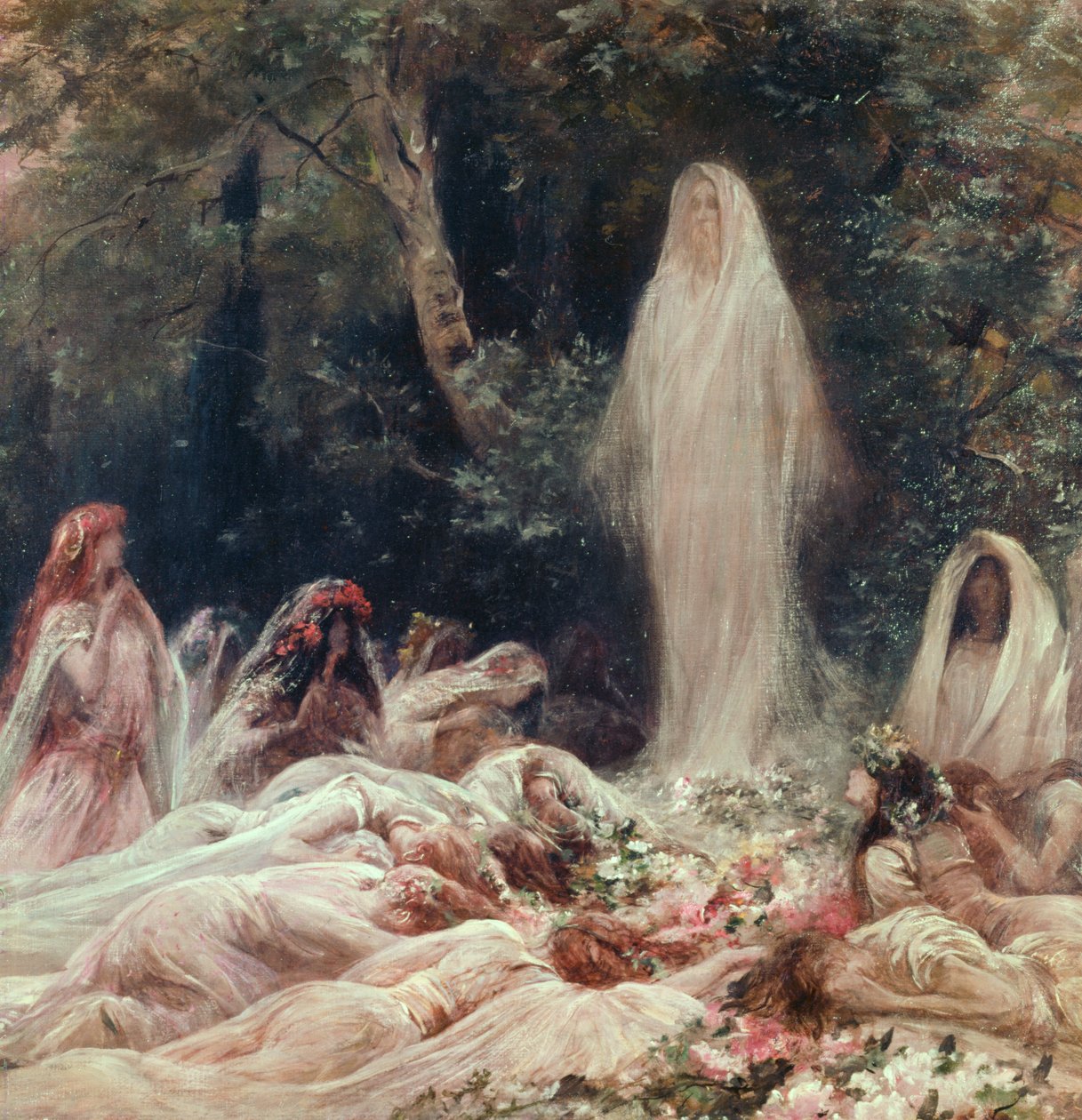 Jelenés, illusztráció Edmond Rostand (1868-1918) irodalmi művéhez alkotó: Georges Clairin