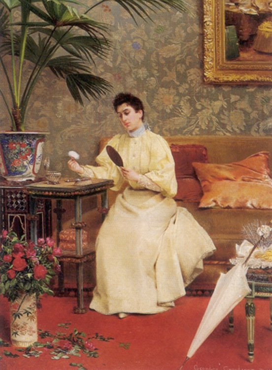 A púderfújás alkotó: Georges Croegaert