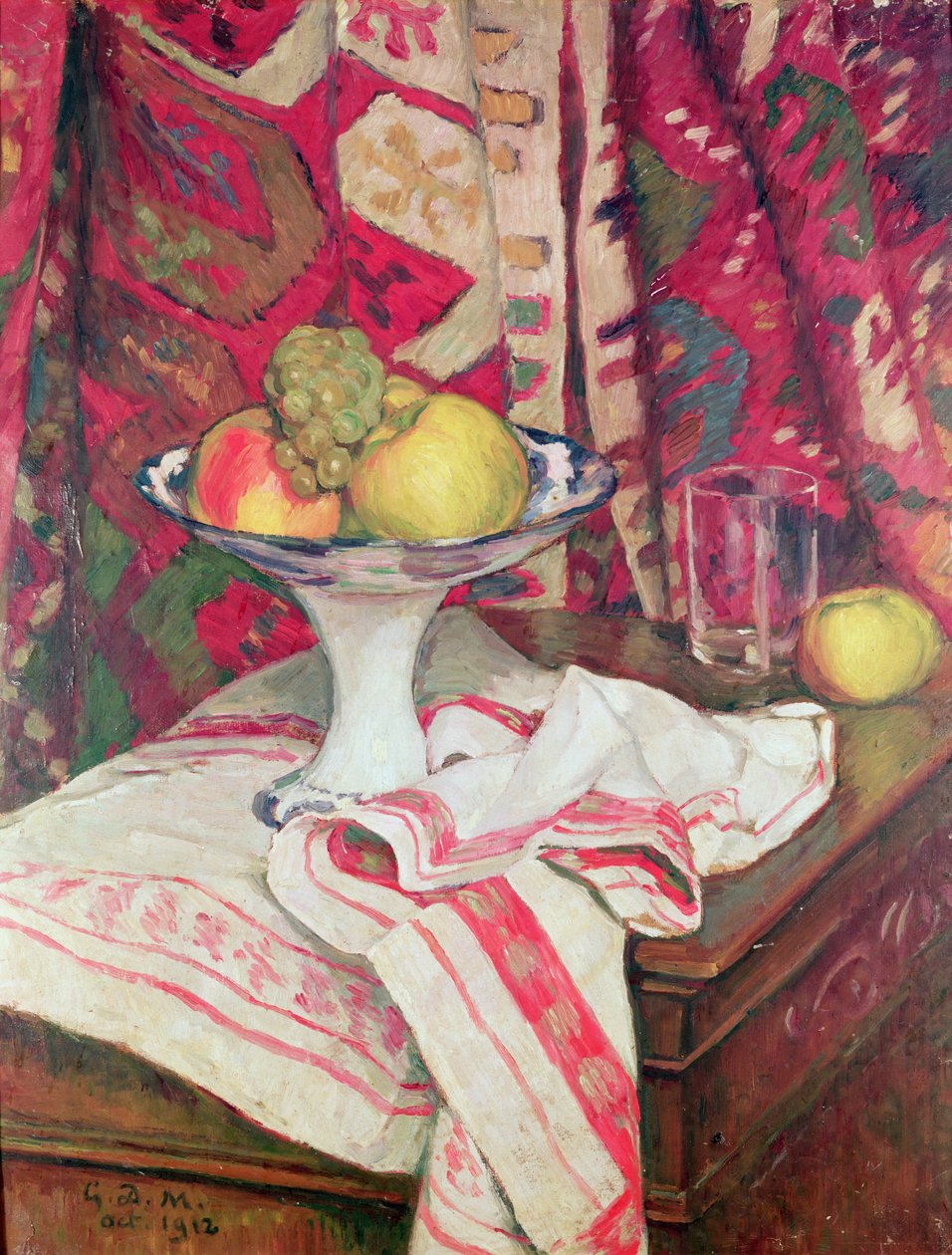 Csendélet gyümölcsös tállal, 1912 (olaj) alkotó: George Daniel de Monfreid