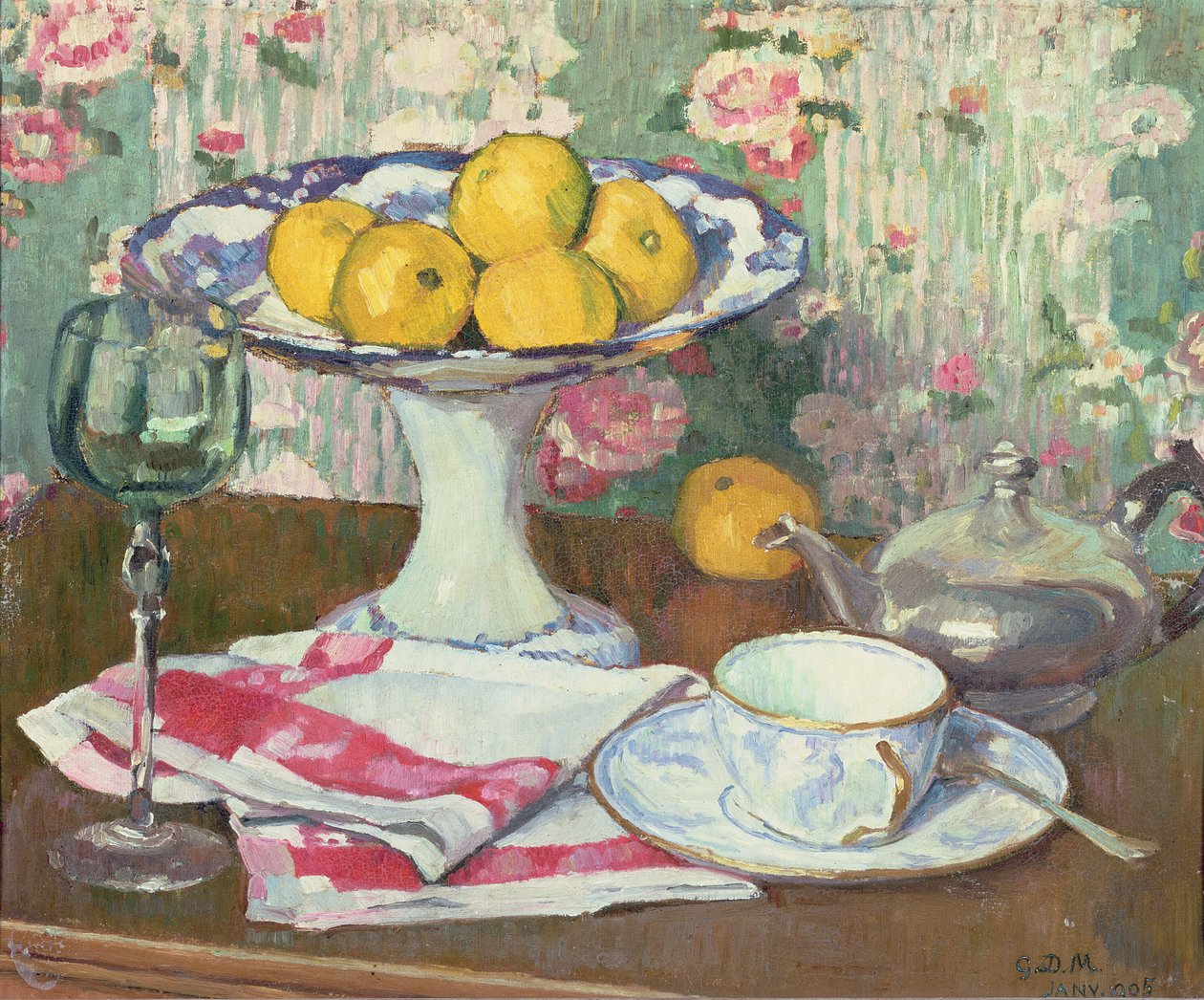 Csendélet gyümölcstállal, 1905 alkotó: George Daniel de Monfreid