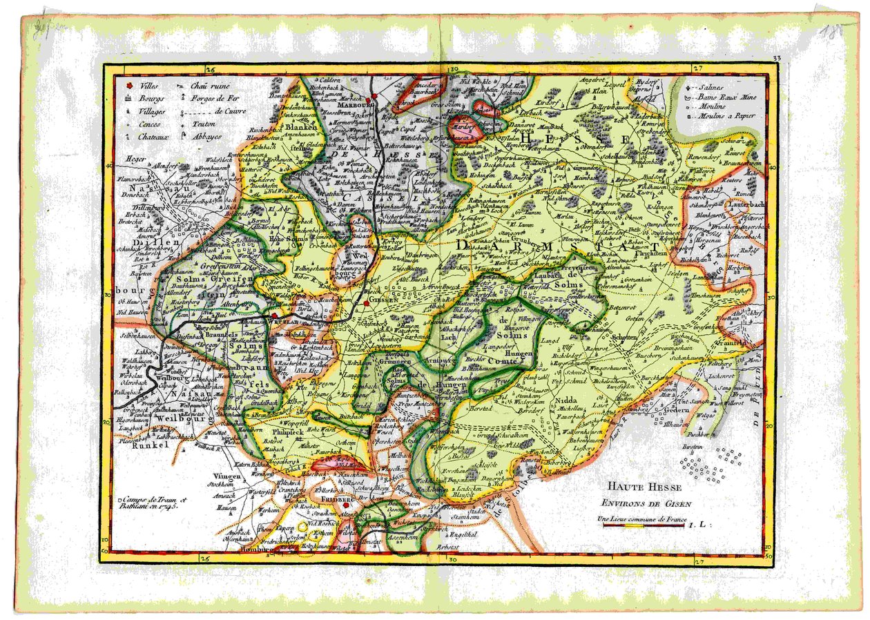 Felső -Hesse. Gisen környéke alkotó: Georges L. LeRouge