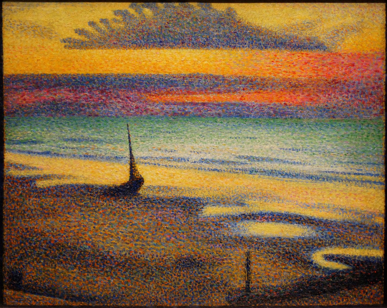 Strand Heistben alkotó: Georges Lemmen
