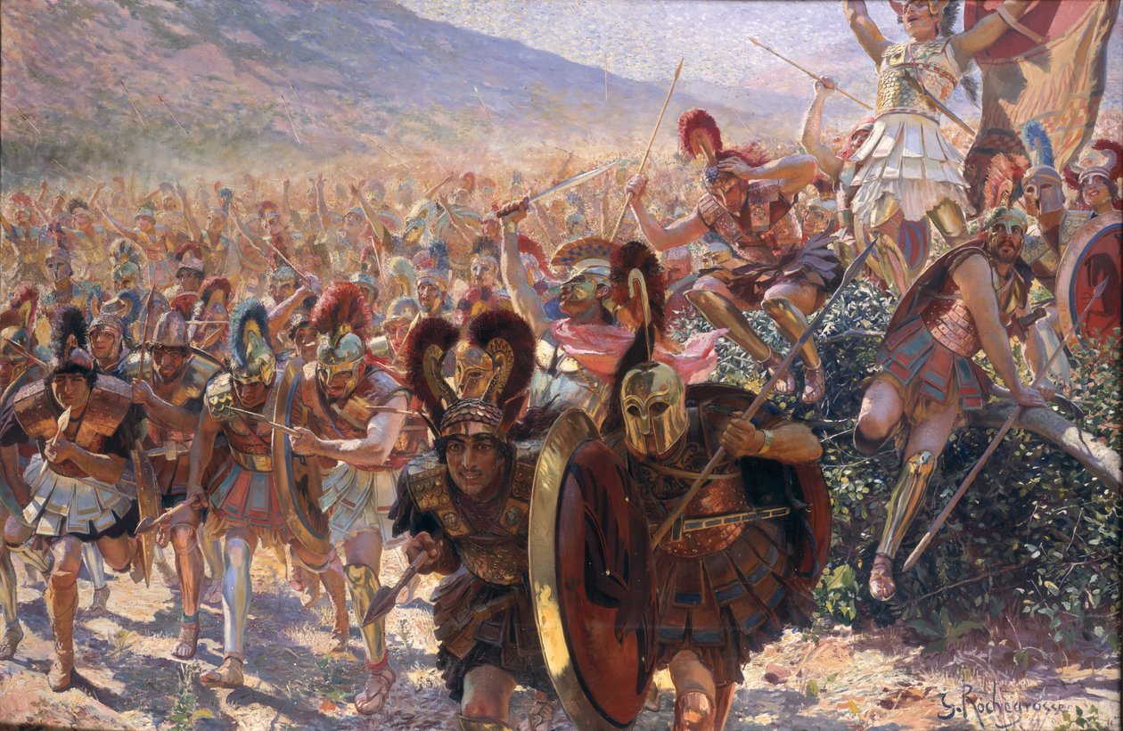 Ősi harcosok alkotó: Georges Marie Rochegrosse