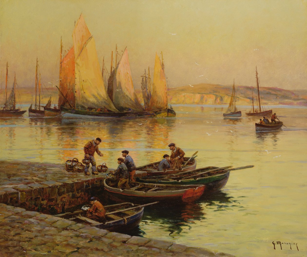 Napnyugta alkotó: Georges Philibert Charles Maroniez