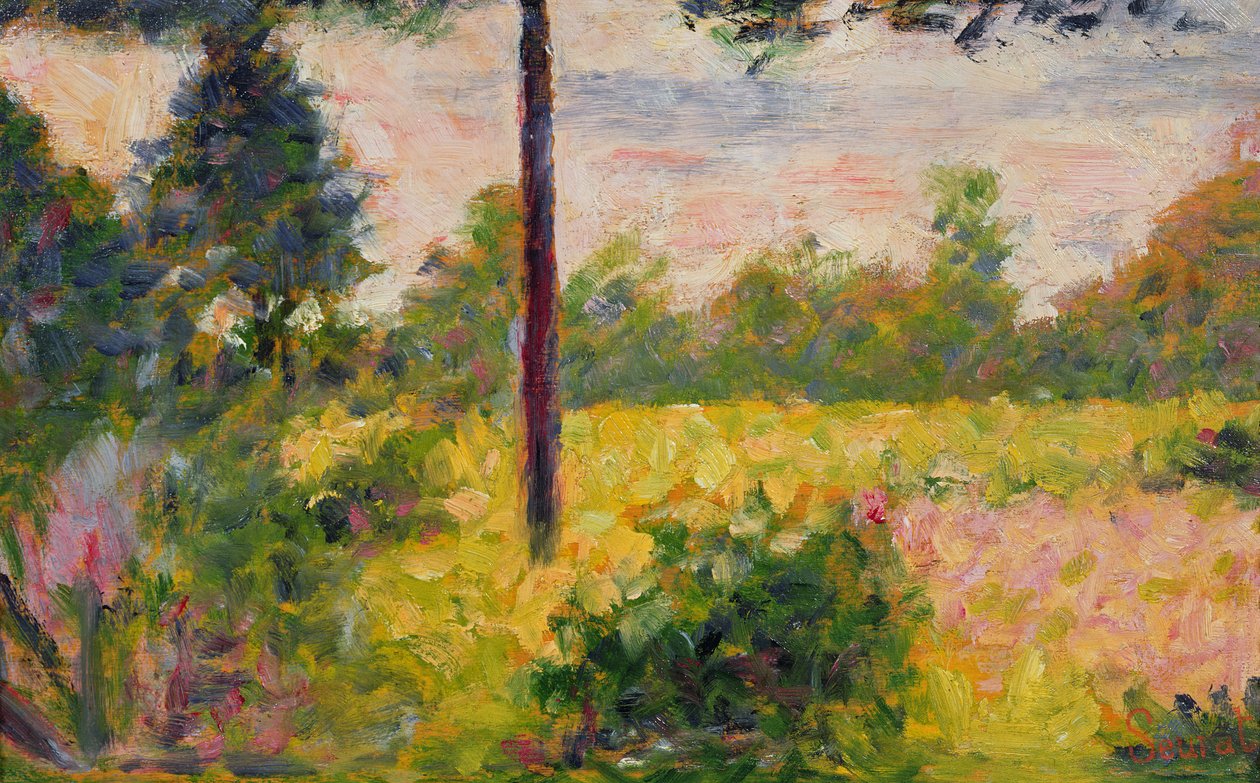 Barbizon erdő alkotó: Georges Seurat