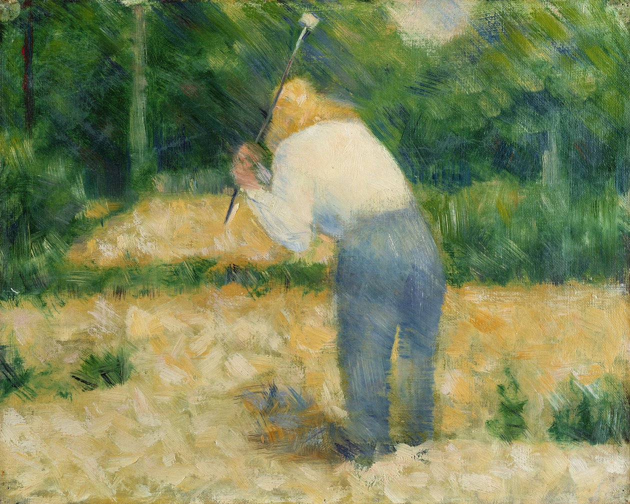 A kőtörő, 1882 körül alkotó: Georges Seurat
