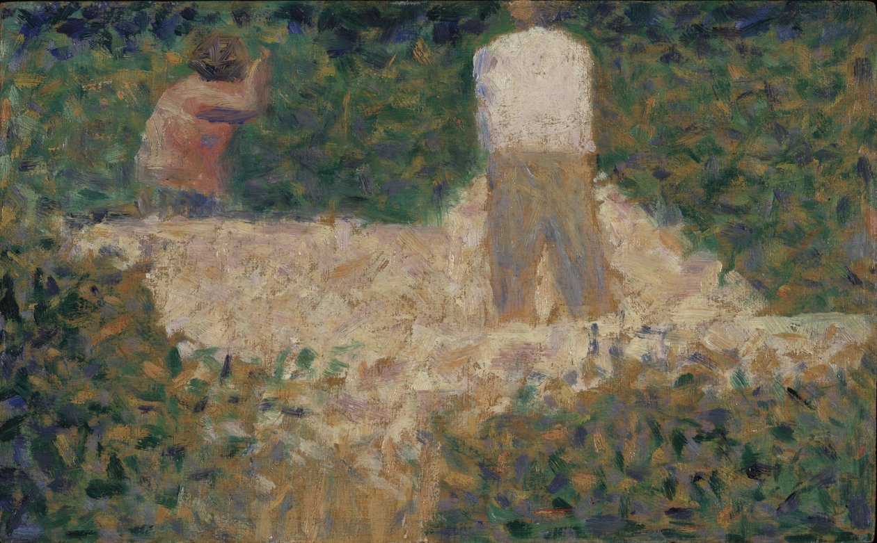 Két kőtörő, 1881 körül alkotó: Georges Seurat