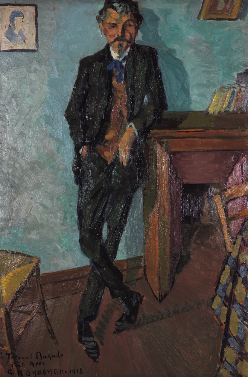Fernand Mazade görög költő alkotó: Georges Sabbagh