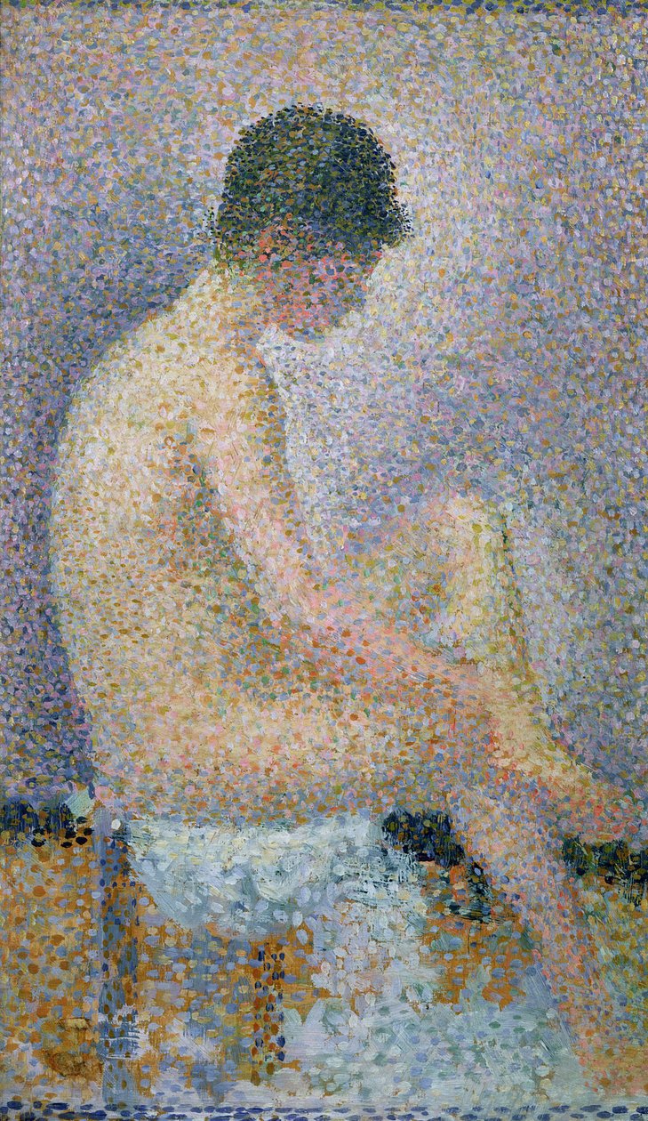 Modell profilban, 1886 alkotó: Georges Seurat