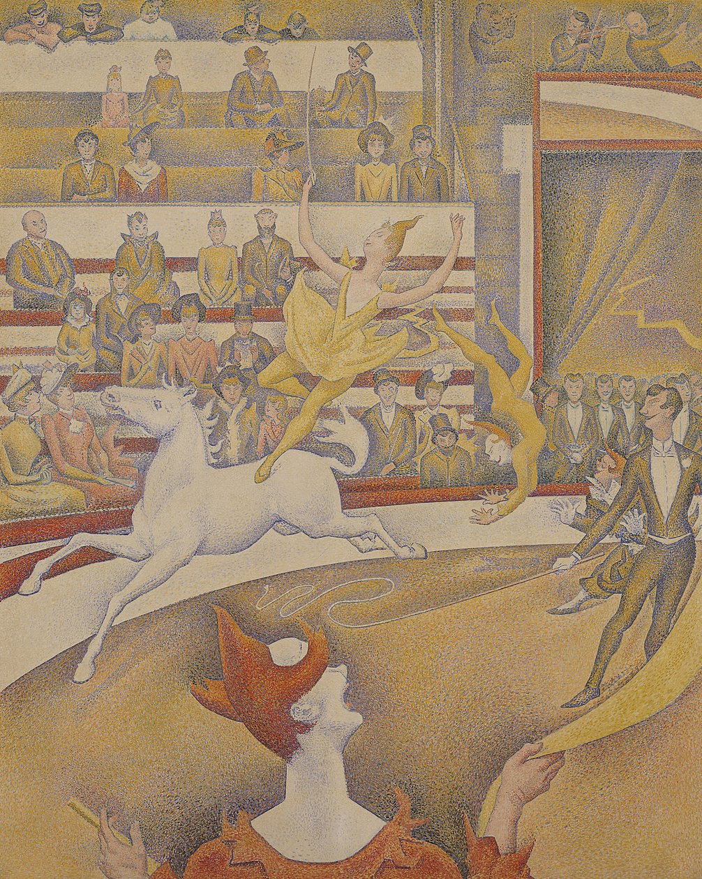 A cirkusz, 1891 alkotó: Georges Seurat