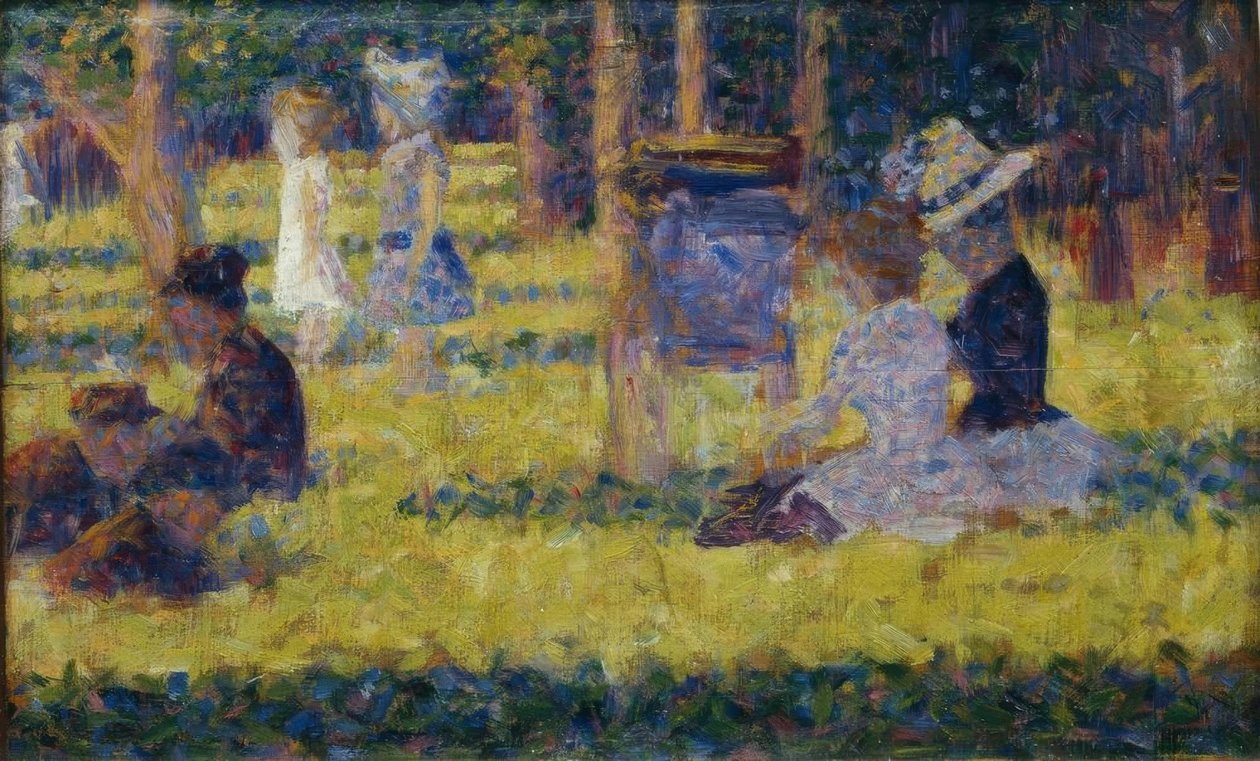 Vasárnap délután a La Grande Jatte-ban alkotó: Georges Seurat