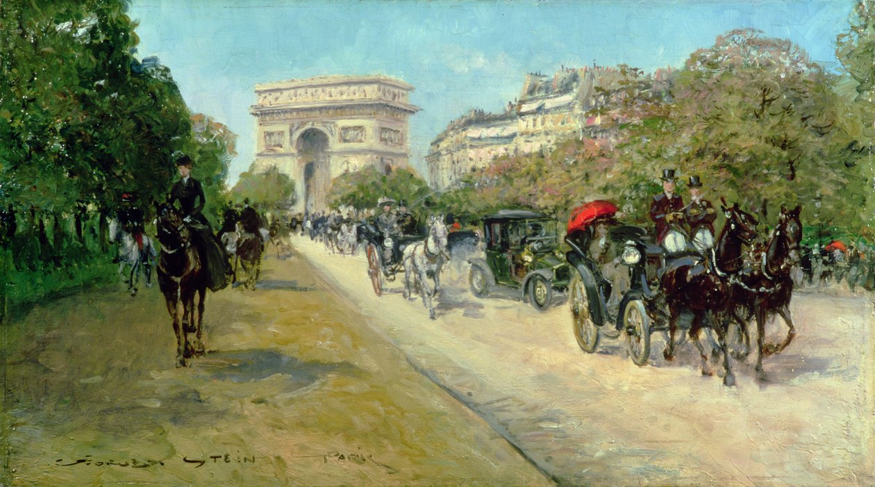 Boulevard Párizsban alkotó: Georges Stein