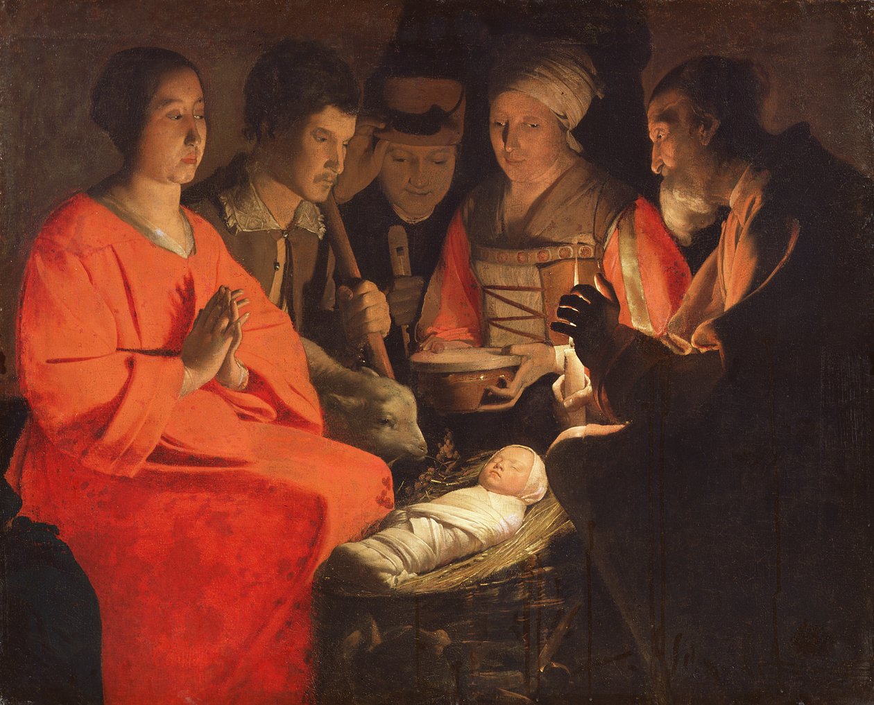 A Pásztorok imádata alkotó: Georges de La Tour