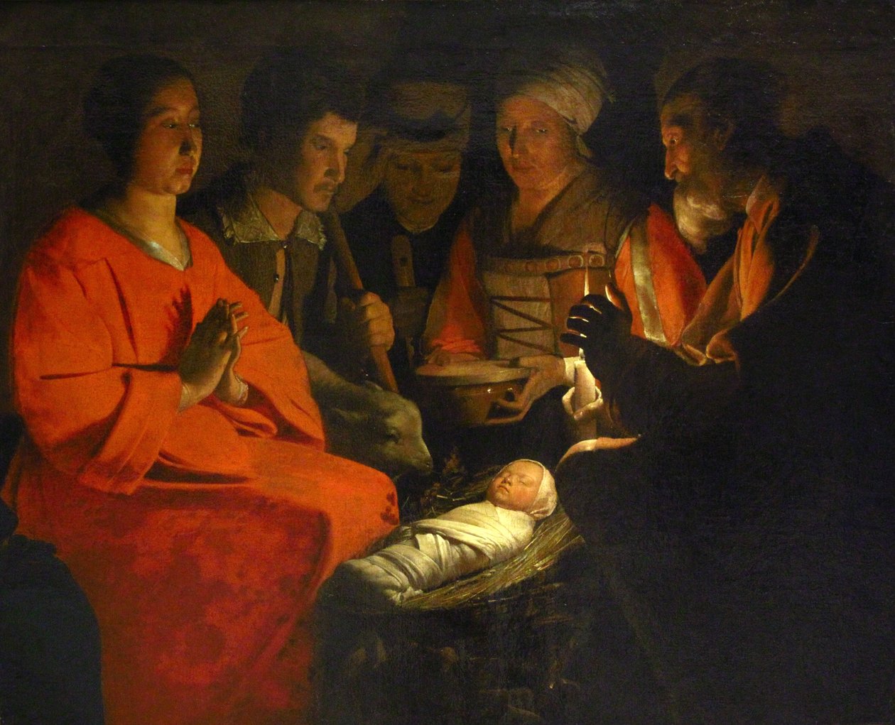 A pásztorok imádása alkotó: Georges de La Tour