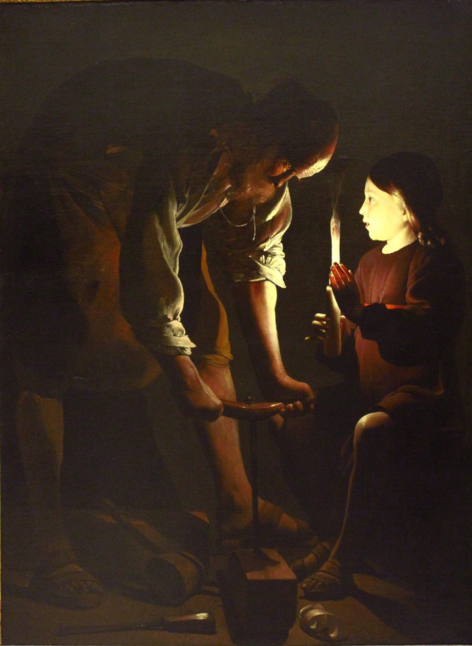 Szent József asztalos alkotó: Georges de La Tour