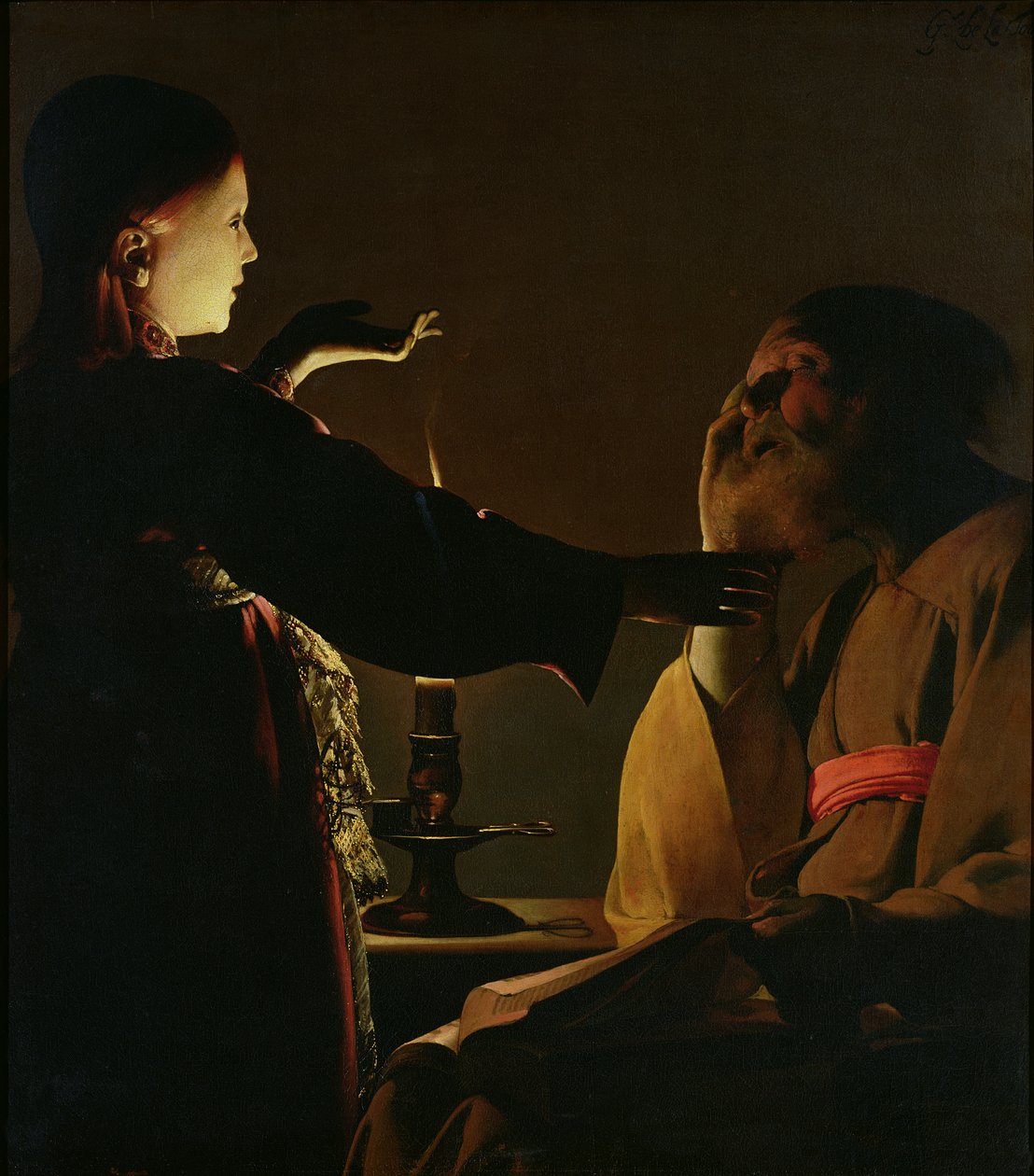 "Az angyal megjelenése Szent Józsefnek", más néven "Szent József álma", 1652 (a részletekért lásd: 197670-197671) alkotó: Georges de La Tour