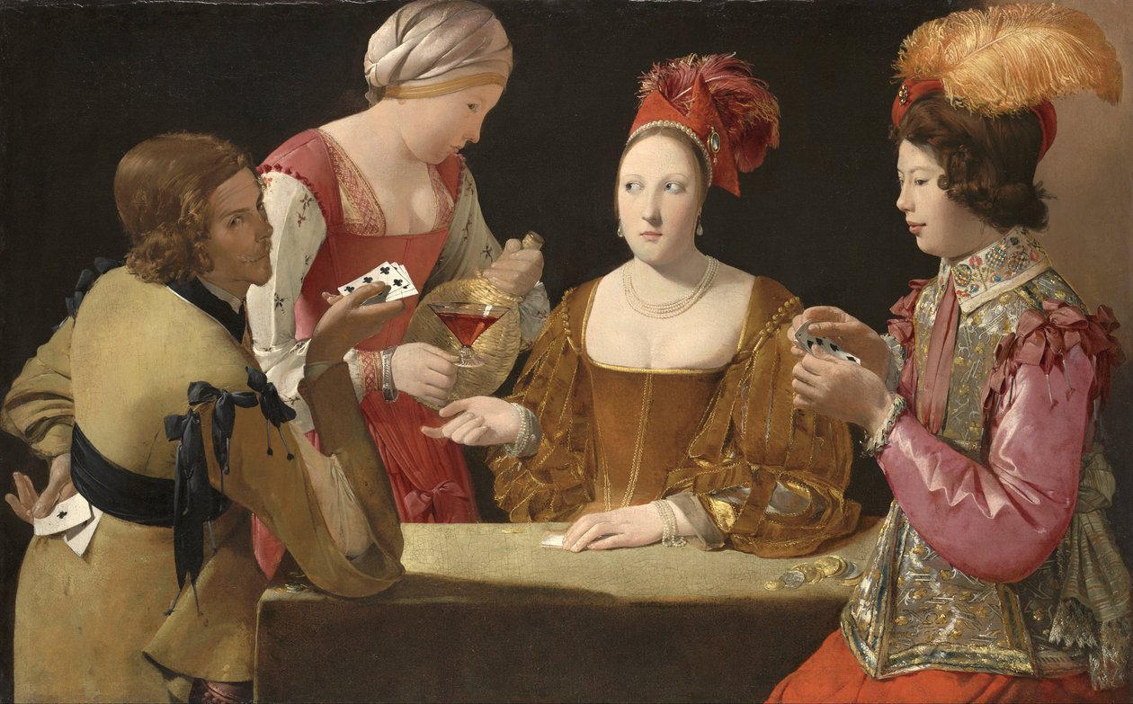 A csalás a klubok ászával alkotó: Georges de La Tour