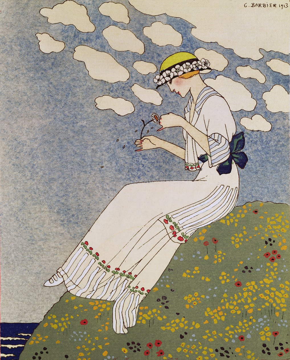 Ne mondj semmit, a Gazette du Bon Ton No.10-ből alkotó: Georges (after) Barbier
