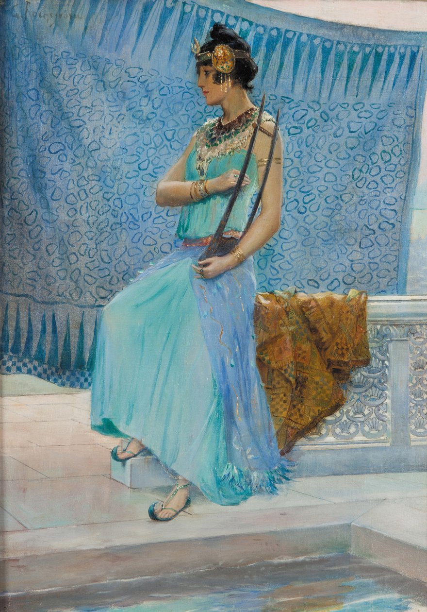 Algériai táncos vagy Salammbo, 1910. alkotó: Georges Antoine Rochegrosse