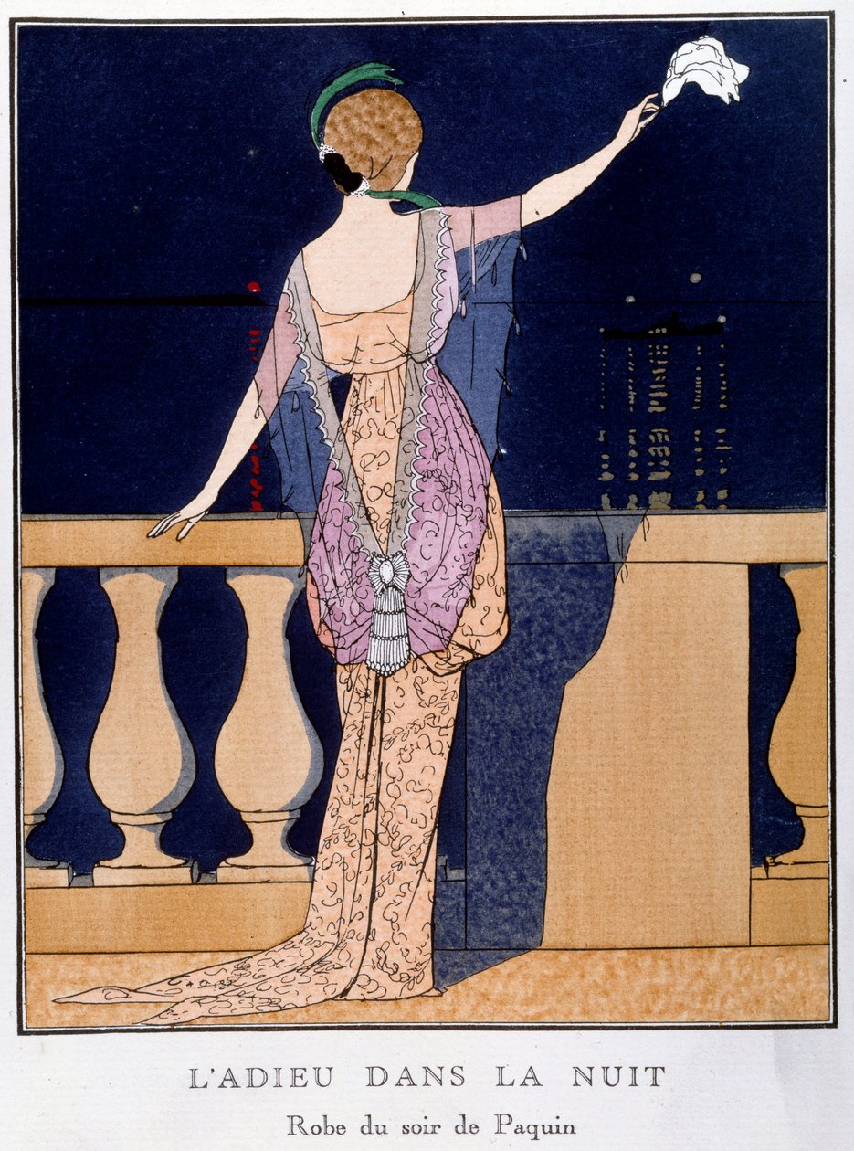 Búcsú az éjszakában alkotó: Georges Barbier
