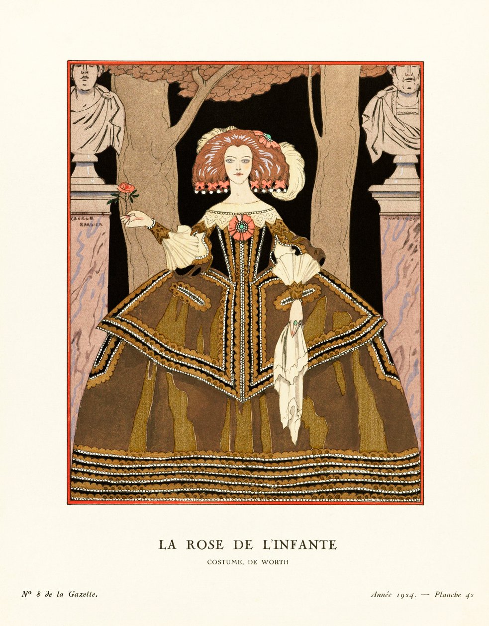Illusztráció a Gazette du Bon Tonból alkotó: Georges Barbier
