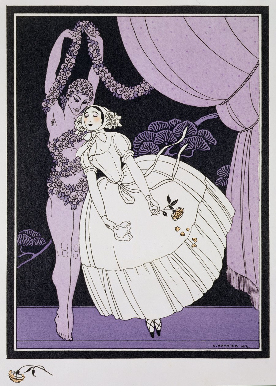 Karsavina alkotó: Georges Barbier