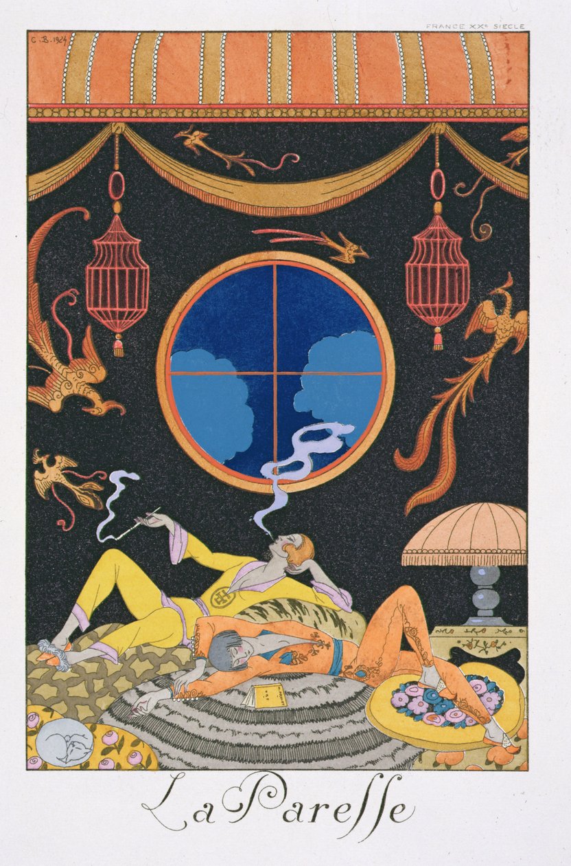 A lustaság alkotó: Georges Barbier