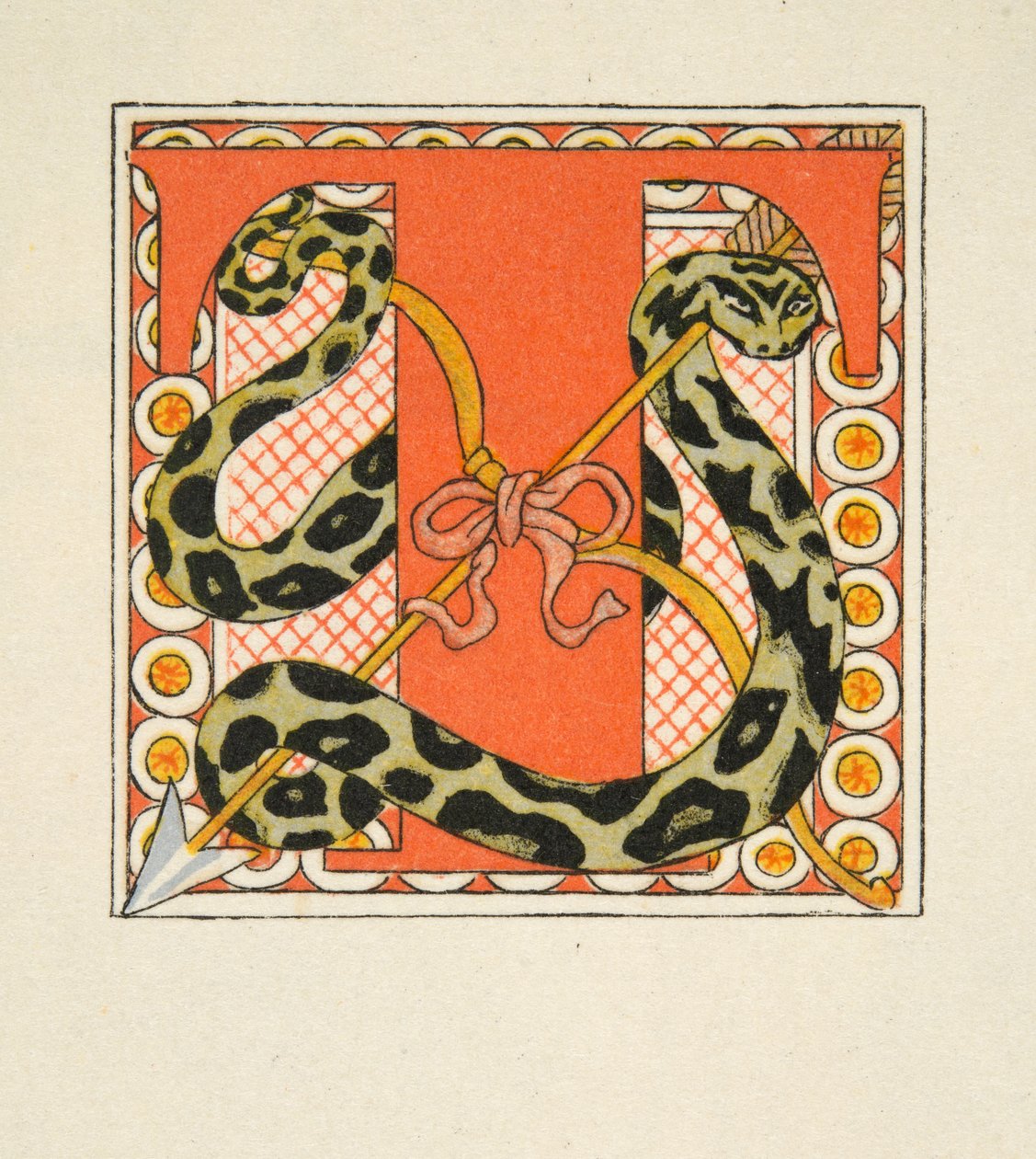 "T" betű, Illusztráció a "Les Liaisons Dangereuses"-ből, Pierre Choderlos de Laclos (1741-1803) pub. 1934 (sablonnyomat) alkotó: Georges Barbier