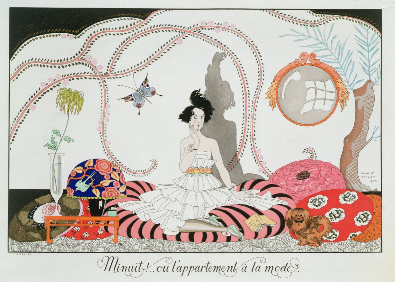 Éjfél! vagy A divatos lakás alkotó: Georges Barbier