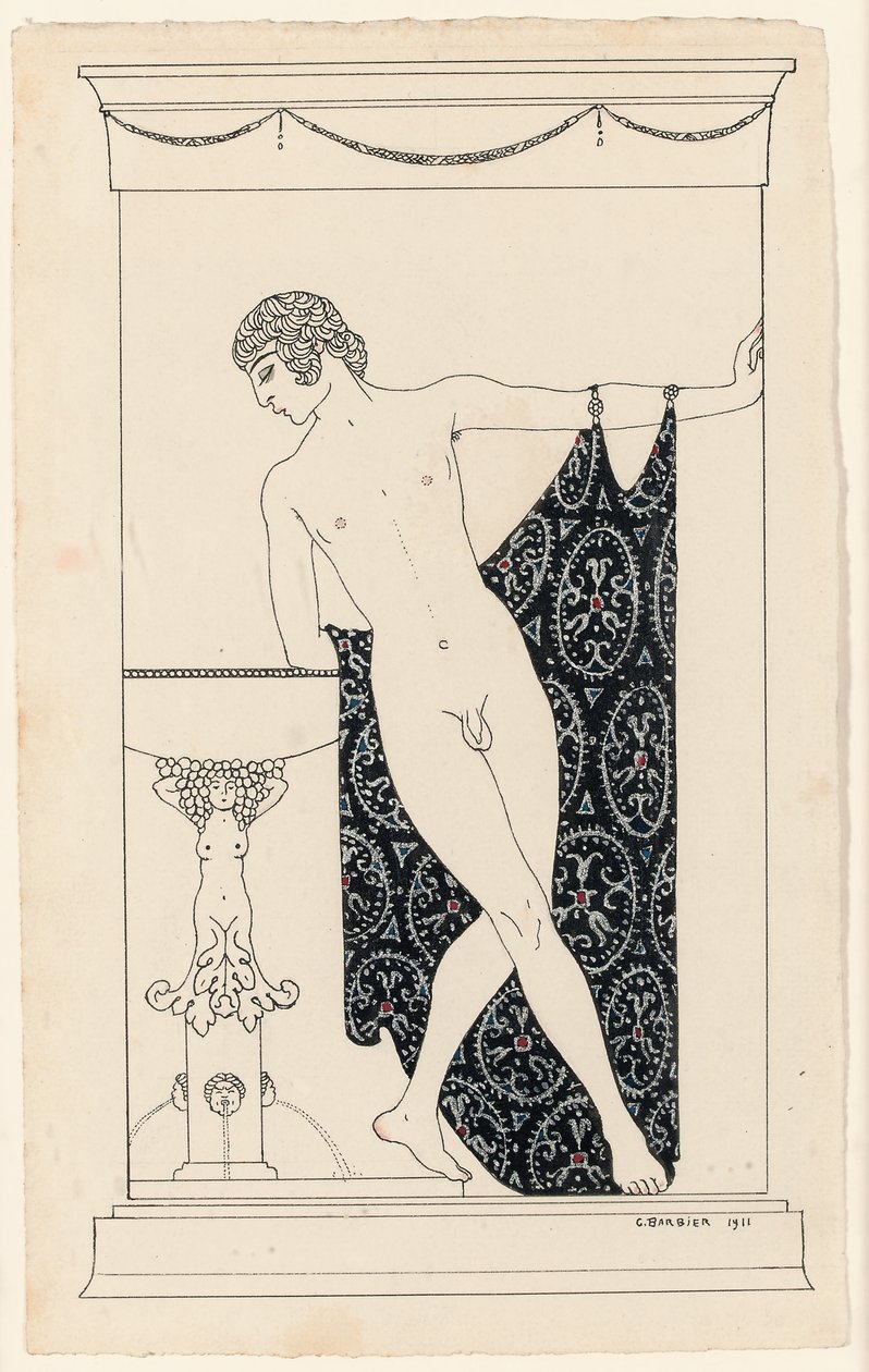 Nijinsky a Narcisse-ben alkotó: Georges Barbier