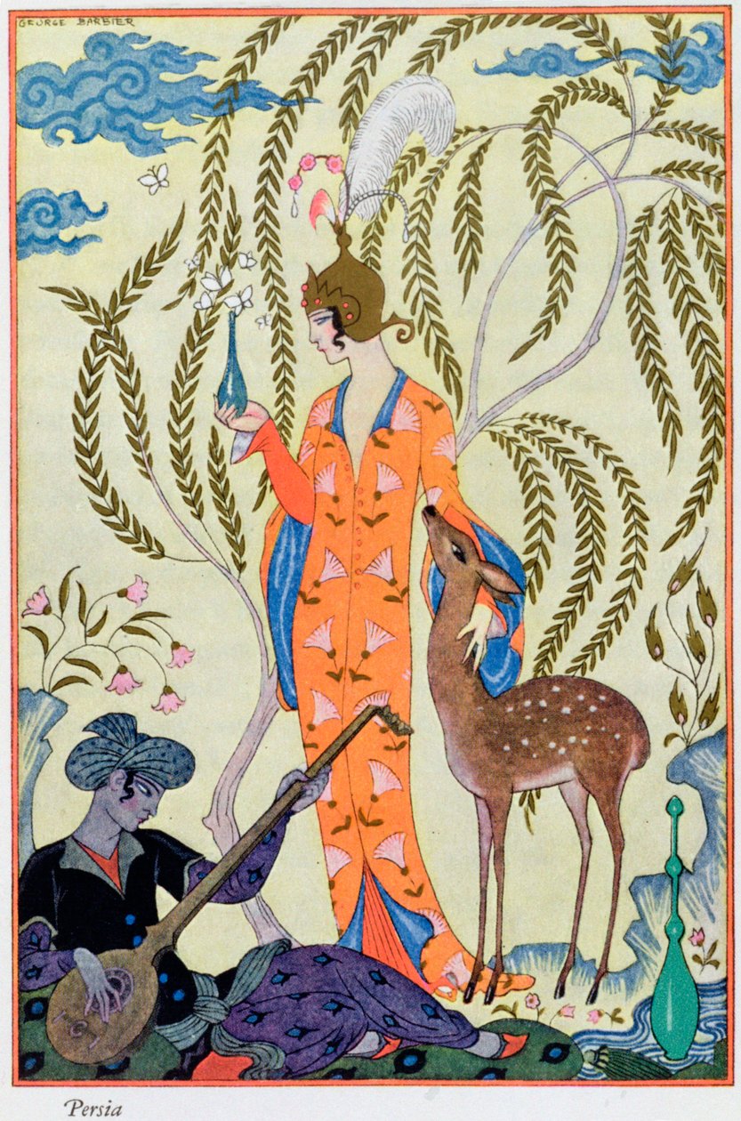 „Perzsia”, 1912 alkotó: Georges Barbier