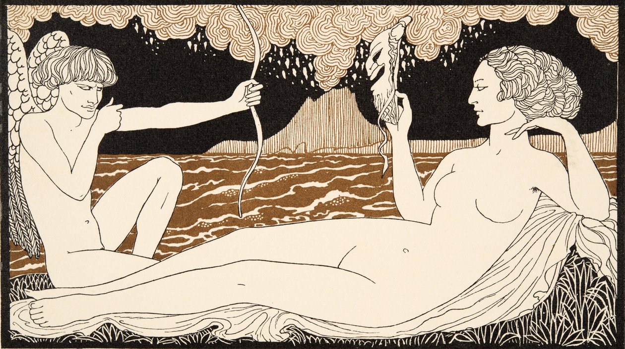 Personages de Comedie, részlet az első borítóról, pub. 1922 (pochoir print) alkotó: Georges Barbier