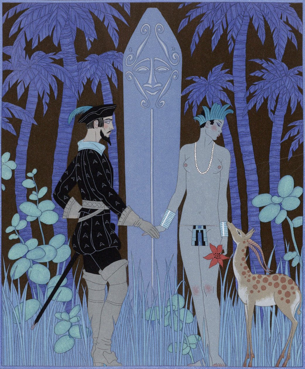 Pocahontas, Princesse (Pocahontas, Princess) alkotó: Georges Barbier