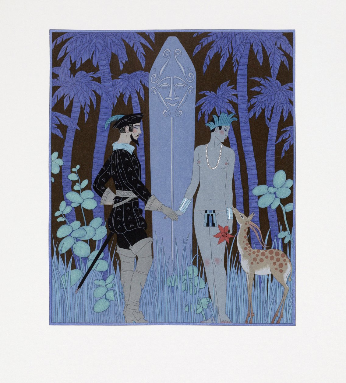 Pocahontas, Princesse (Pocahontas, Princess) alkotó: Georges Barbier