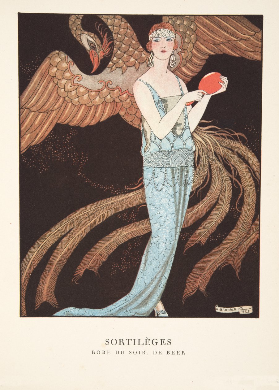 Sortilèges a divattányérok gyűjteményéből alkotó: Georges Barbier