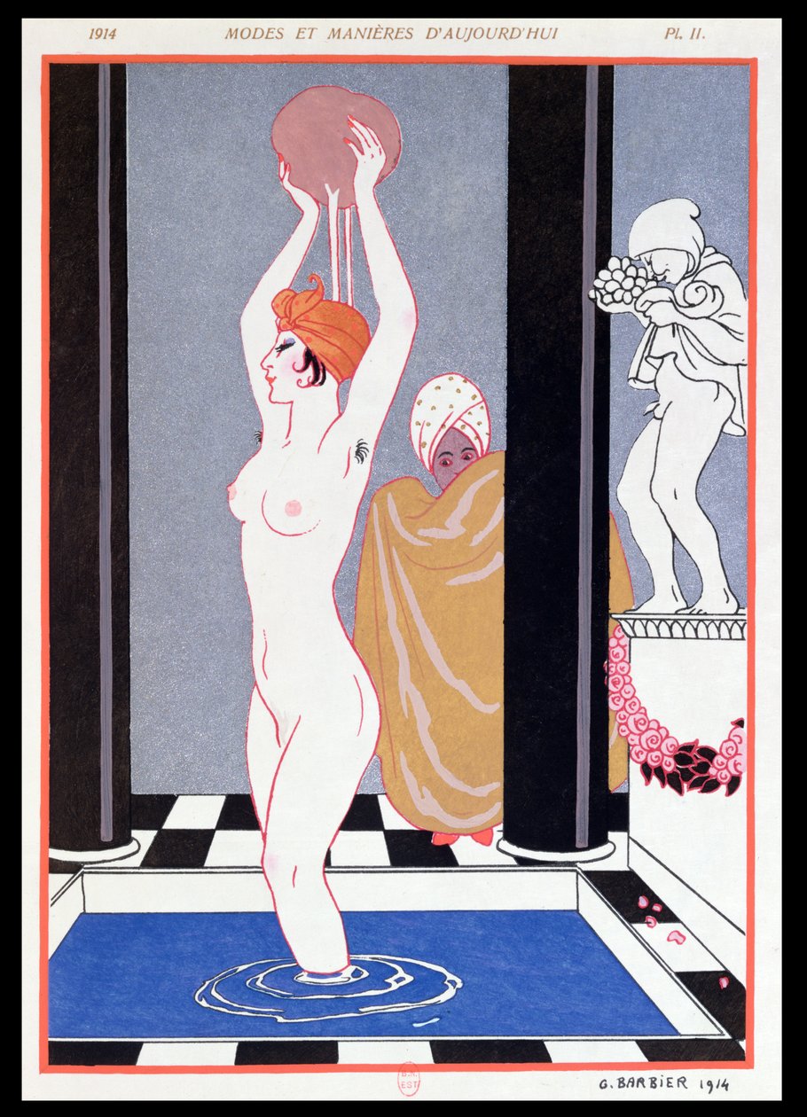 A medence alkotó: Georges Barbier