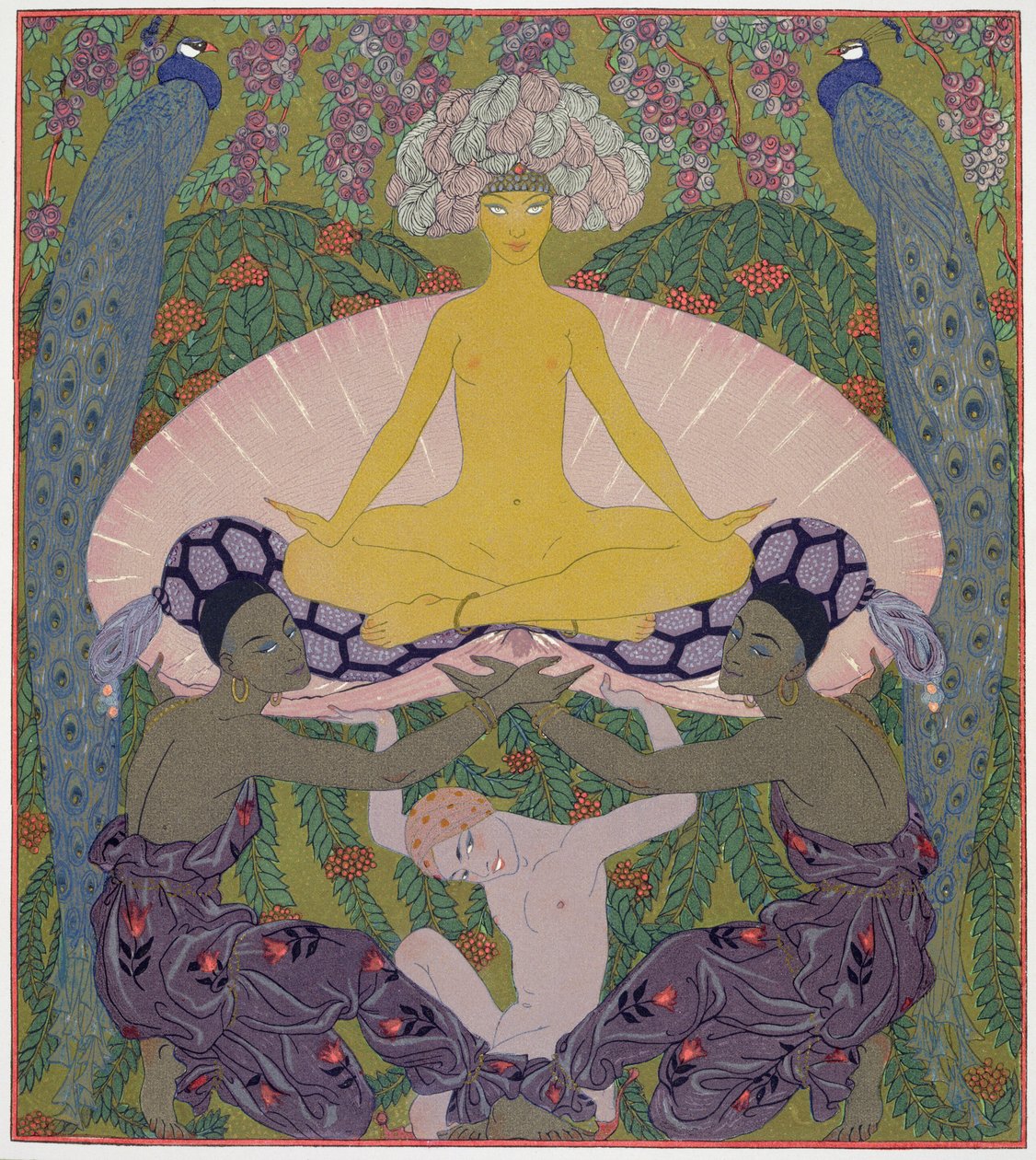 A Vénusz születése (tinta és W/c papíron) (lásd: 133204) alkotó: Georges Barbier