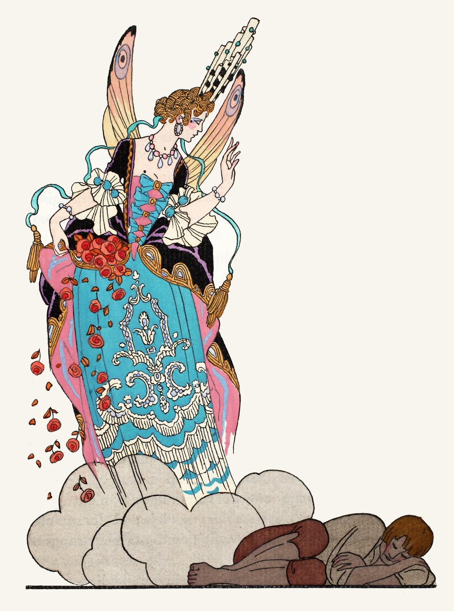 A tündér keresztanya (pokórus nyomat) alkotó: Georges Barbier