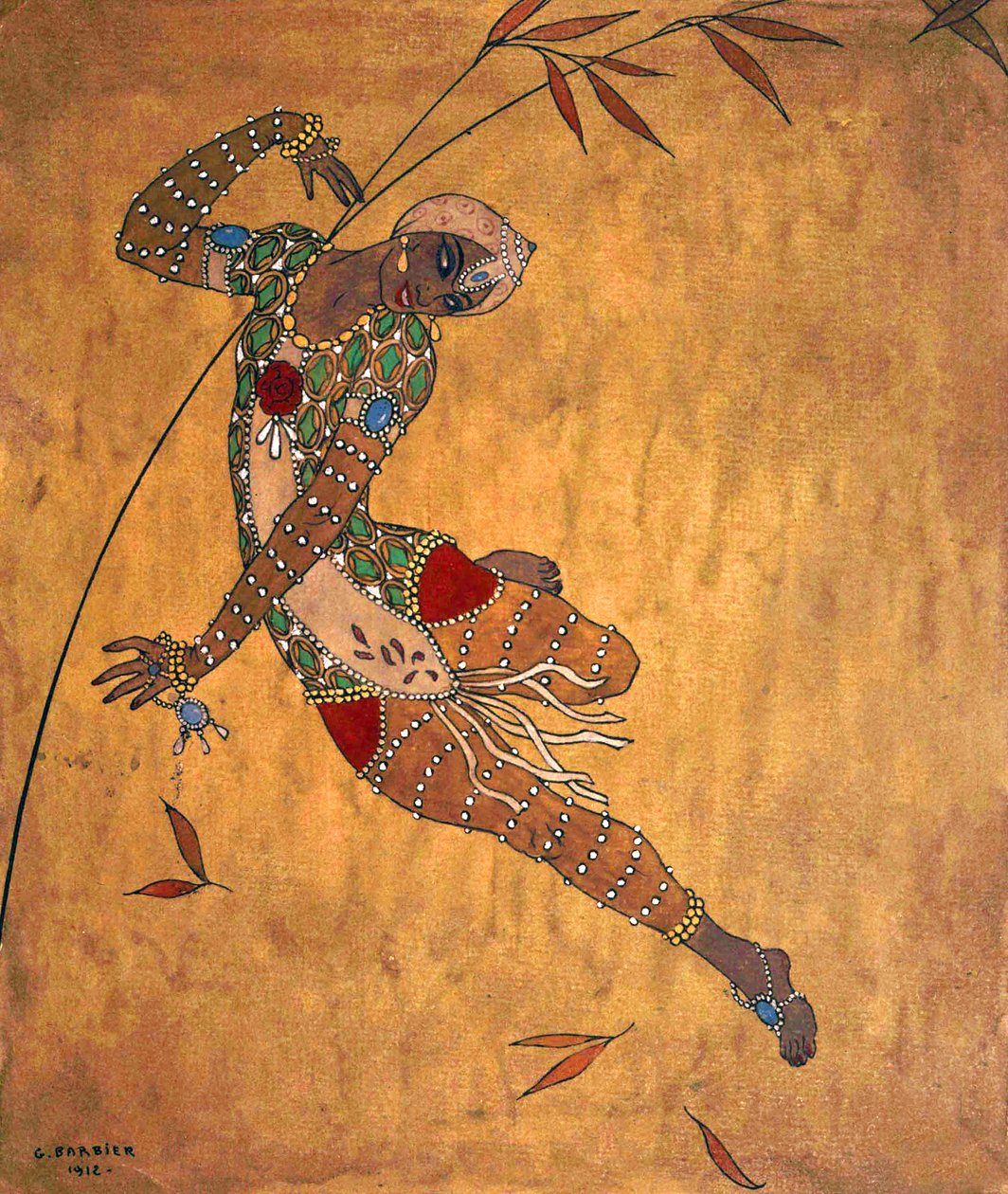Vaslav Nijinsky (1889-1950) alkotó: Georges Barbier
