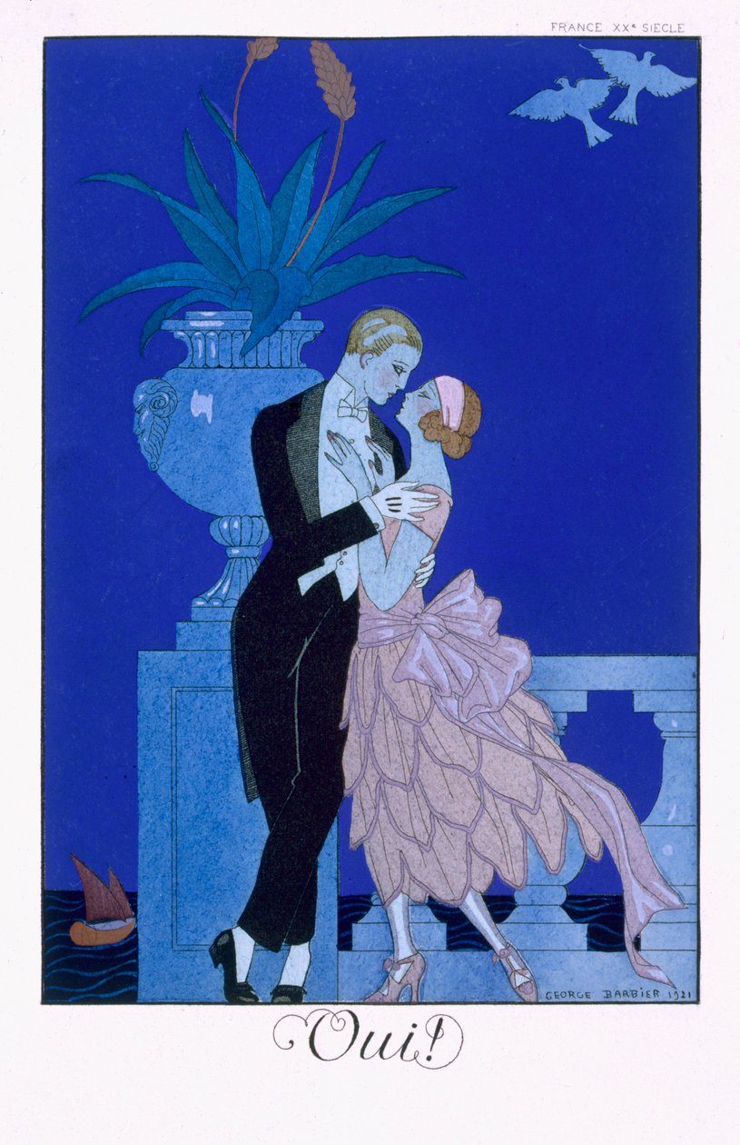 Igen! 1921 (színes litó) alkotó: Georges Barbier