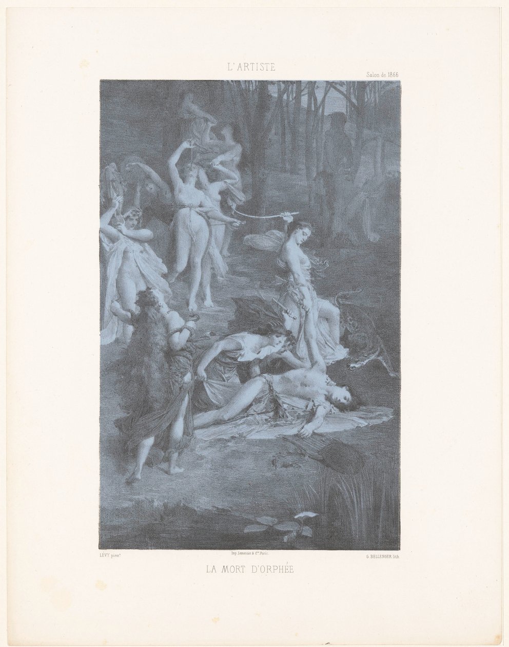 Orpheust Bacchae megöli La mort d