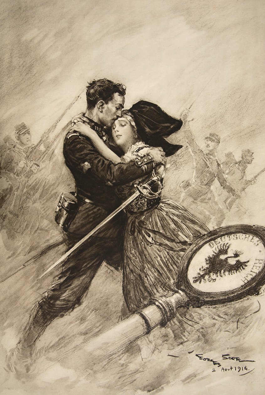 Szerelemért és hazáért, 1914 alkotó: Georges Bertin Scott
