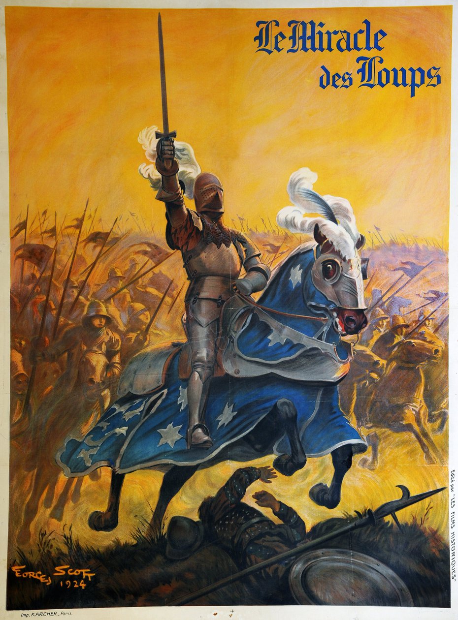 "A farkasok csodája" 1924 (plakát) alkotó: Georges Bertin Scott
